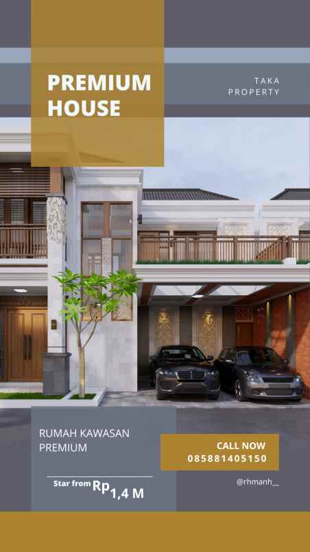 rumah dengan kawasan premium