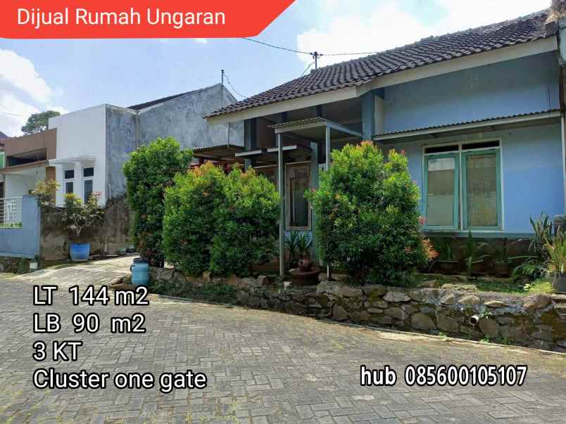rumah dijual siap huni perumahan cluster ungaran indah