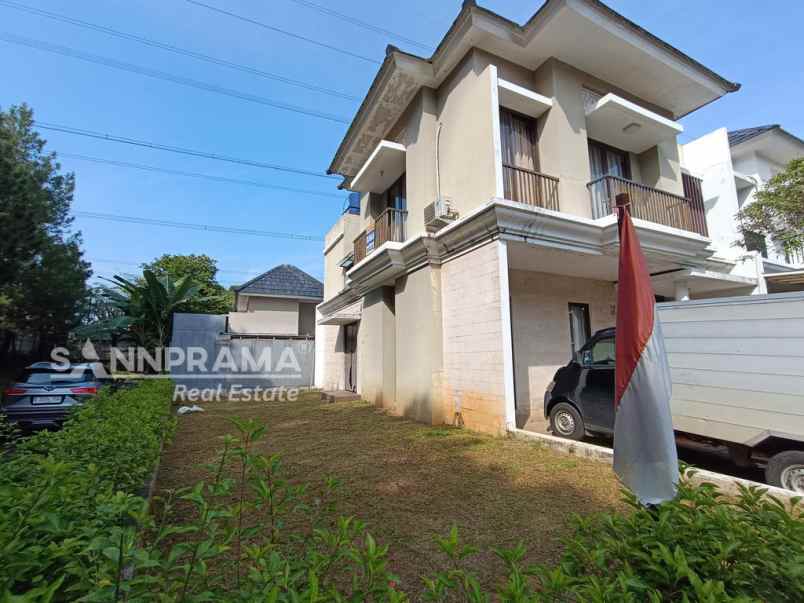 rumah hook luas komplek citra lake depok