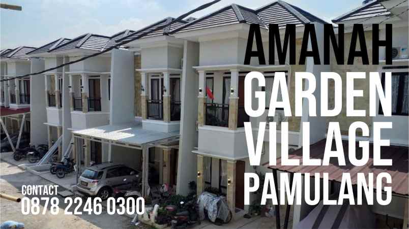 Rumah 2 Lantai Siap Huni Pamulang Tangerang Selatan Amanah Garden