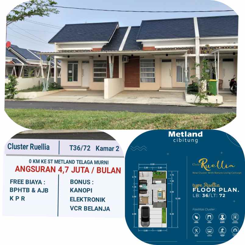 rumah jl metland cibitung