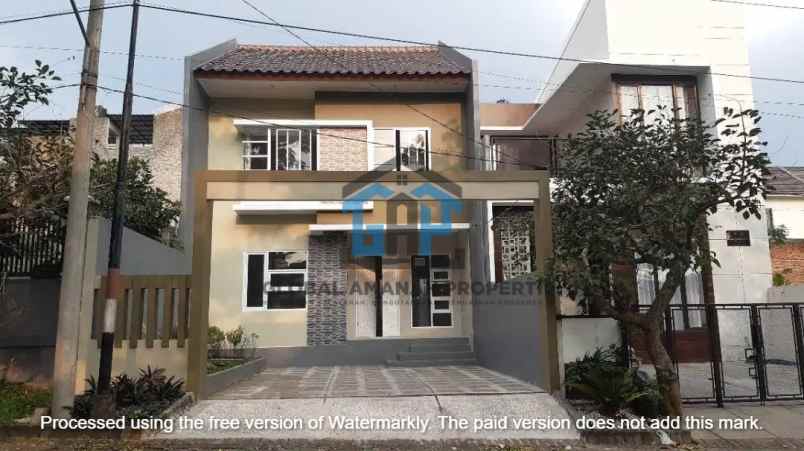 rumah komplek permana cimahi row jalan 2 mobil shm