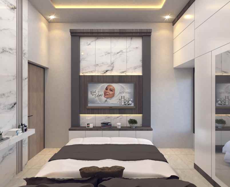 rumah mewah di jalan cemara gading komplek pemda