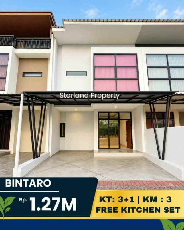 rumah modern tropical siap huni