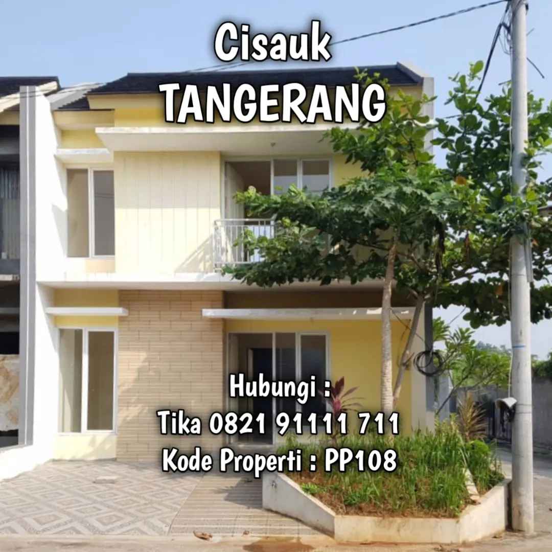 rumah murah siap huni bsd serpong di cisauk tangerang