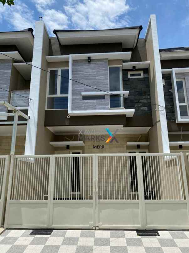 rumah on progress babatan pantai jalan utama komplek