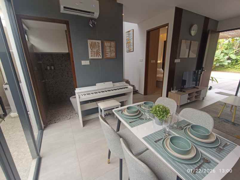 rumah resort fully furnished di cluster nuansa bali