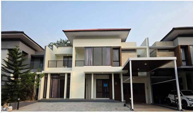 rumah sewa di bsd the icon semi furnish dekat tol aeon