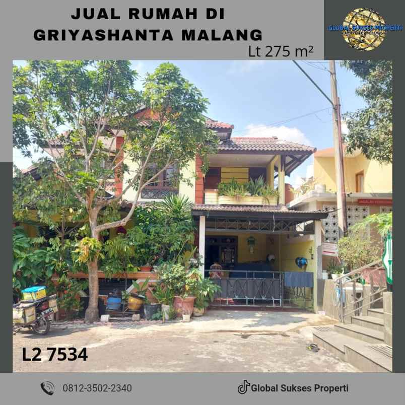 Rumah Siap Huni Murah Strategis Di Griyashanta Malang