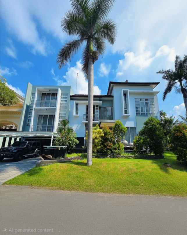 rumah villa bukit regency strategis pool