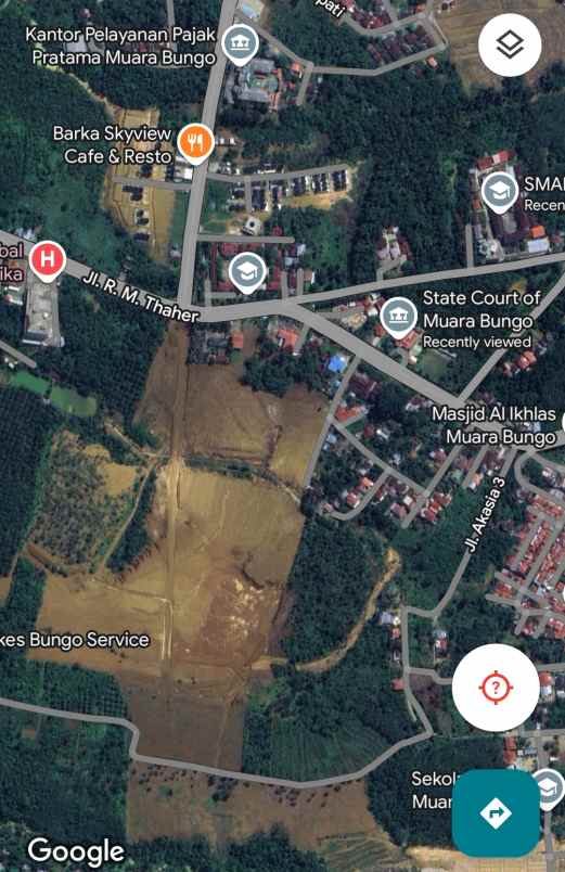 tanah dekat kompleks perkantoran bungo