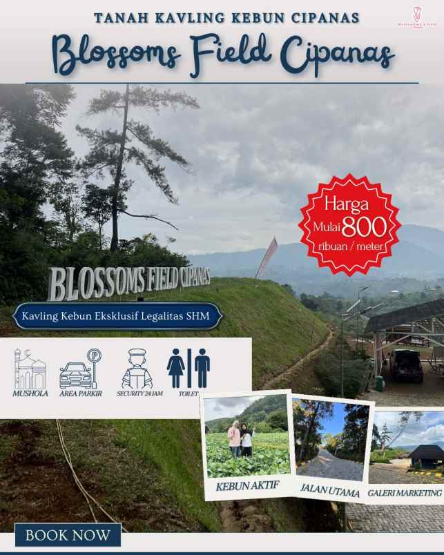 tanah kavling kebun di sukaresmi cianjur