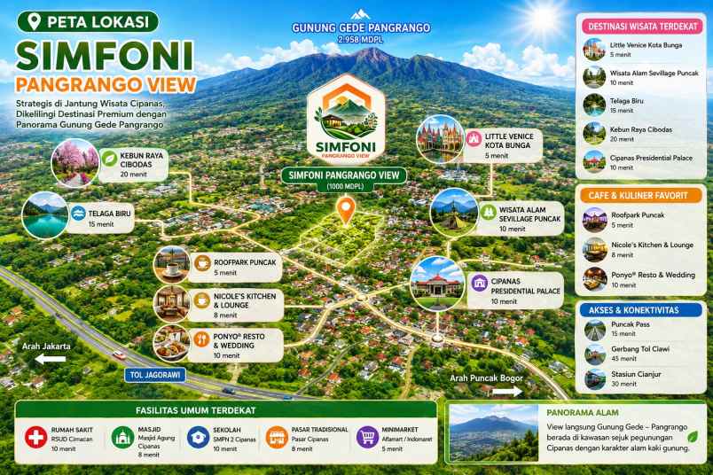 tanah kavling murah shm di simponi pangrango bogor
