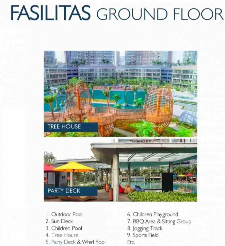 apartemen gold coast pik full furnished