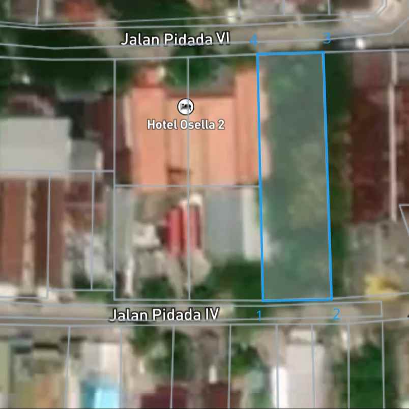 dijual 10 are jl pidada ubung gatsu barat denpasar