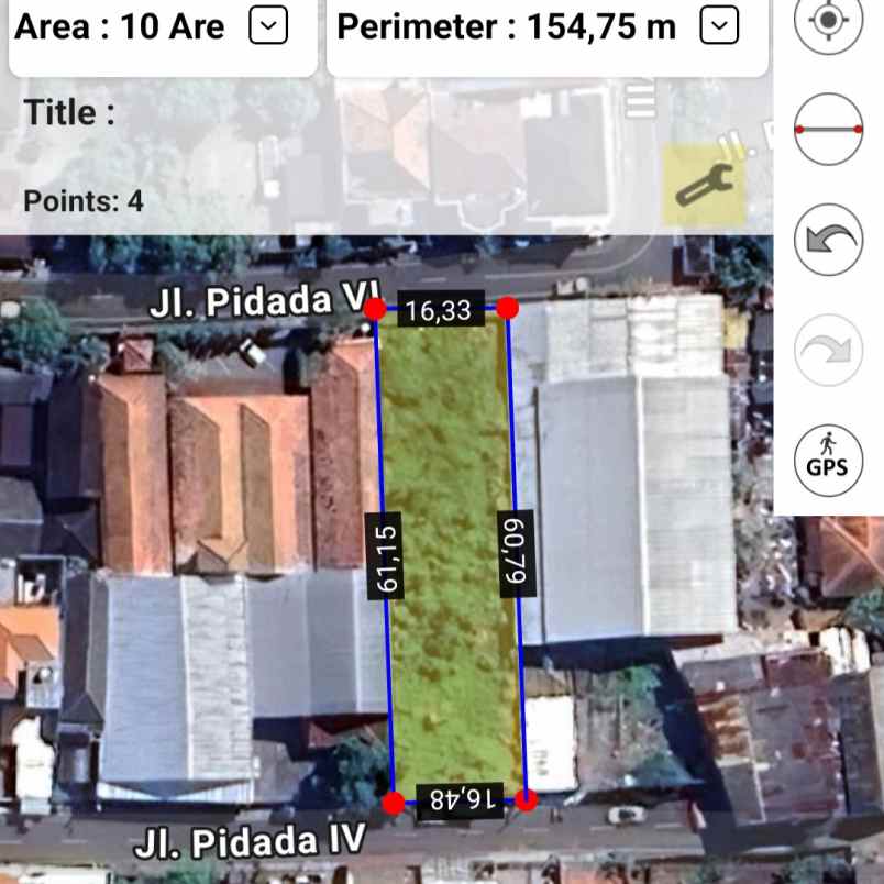 dijual 10 are jl pidada ubung gatsu barat denpasar