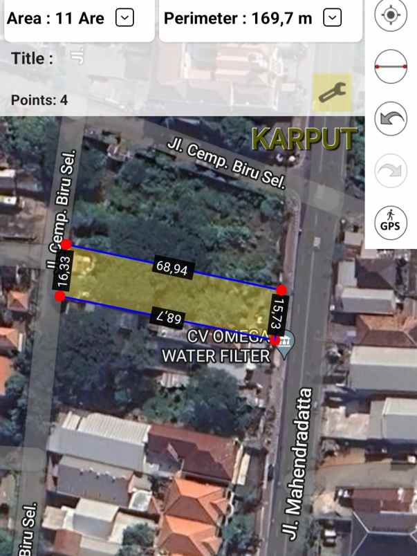 dijual 11 are jl buluh indah mahendradata denpasar