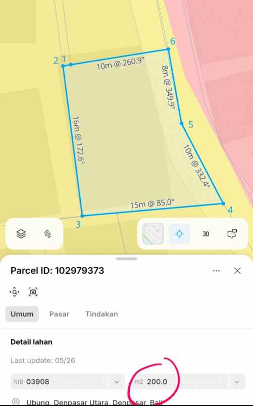 dijual 3 28 are jl katalia cokroaminoto ubung denpasar