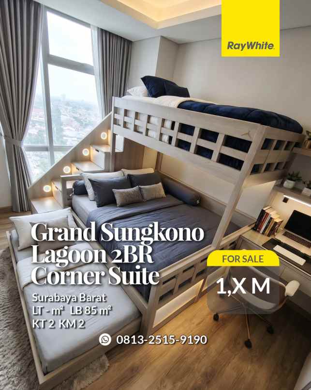 dijual apartemen grand sungkono lagoon surabaya