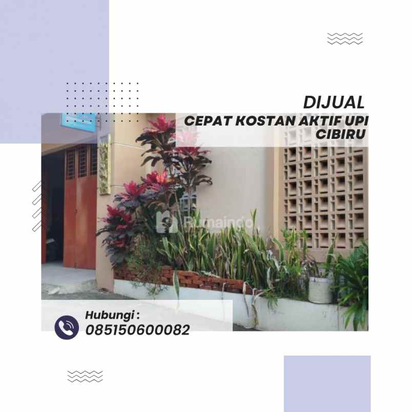 dijual cepat kostan aktif upi cibiru