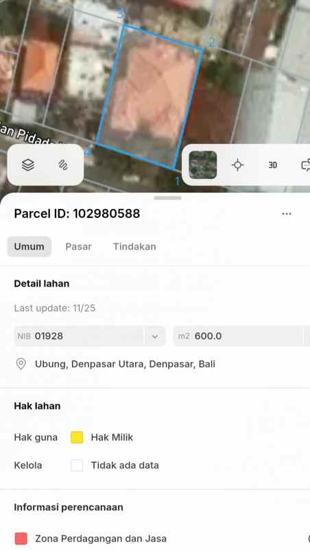 dijual kos elite 4lt 24 kamar jl pidada ubung denpasar