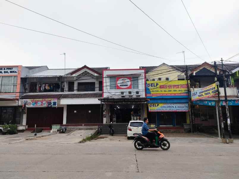 dijual ruko gudang kantor jalan perumahan villa nusa