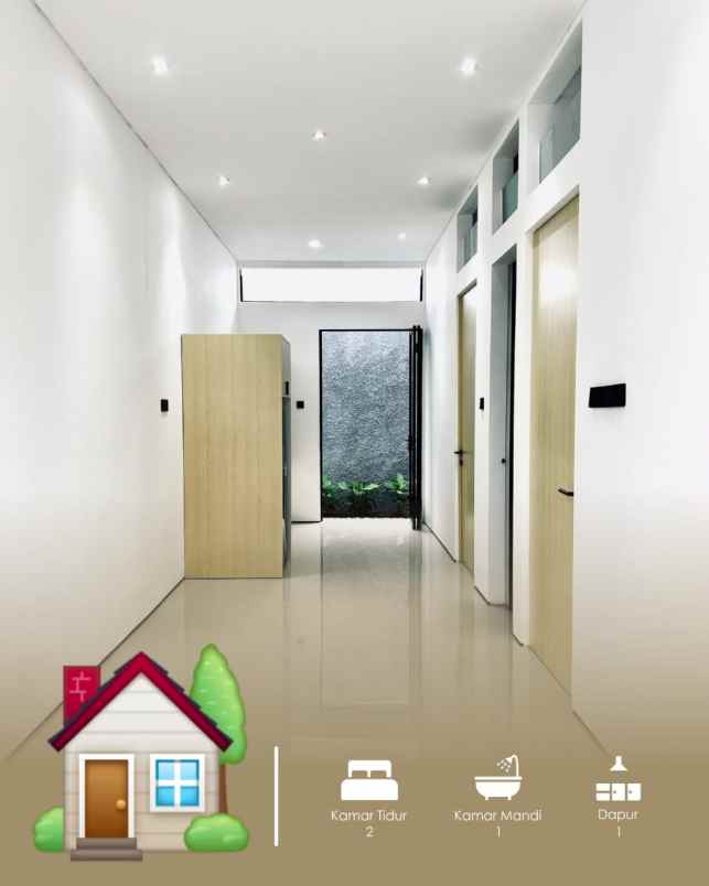 dijual rumah akordion