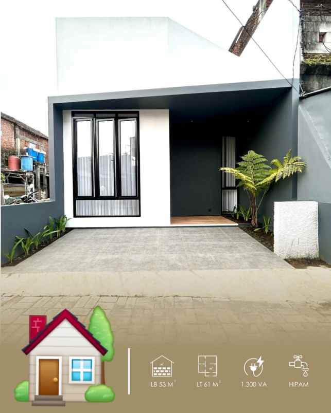dijual rumah akordion