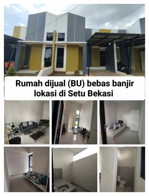 dijual rumah bebas banji dikawasan bisnis bekasi