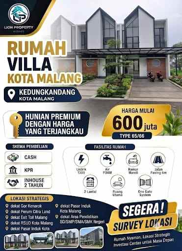 dijual rumah buring kedungkandang