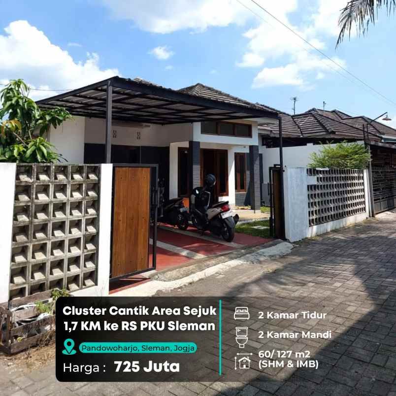 dijual rumah dekat rs pku sleman