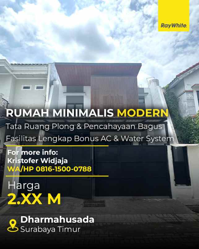 dijual rumah dharmahusada mas