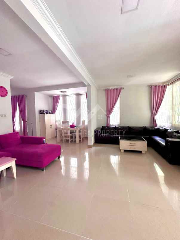 dijual rumah hook full furnished di bsd city