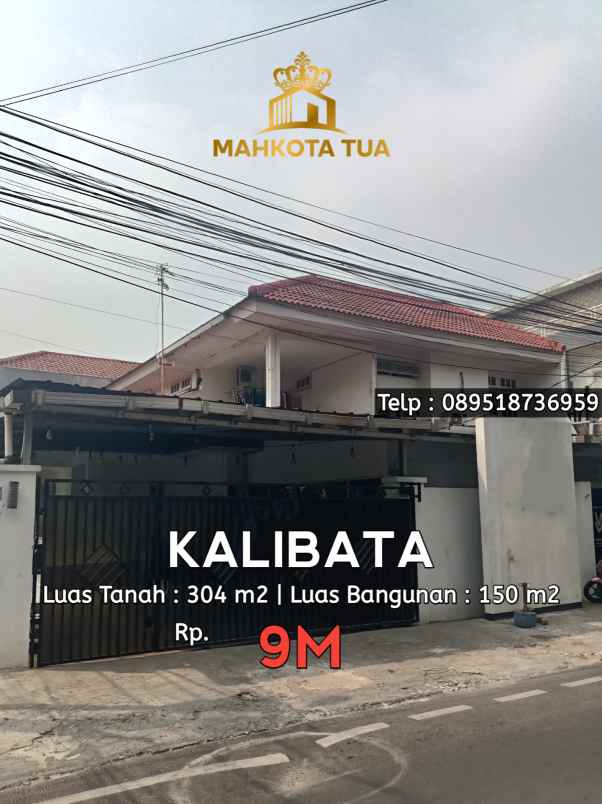 dijual rumah jalan kalibata