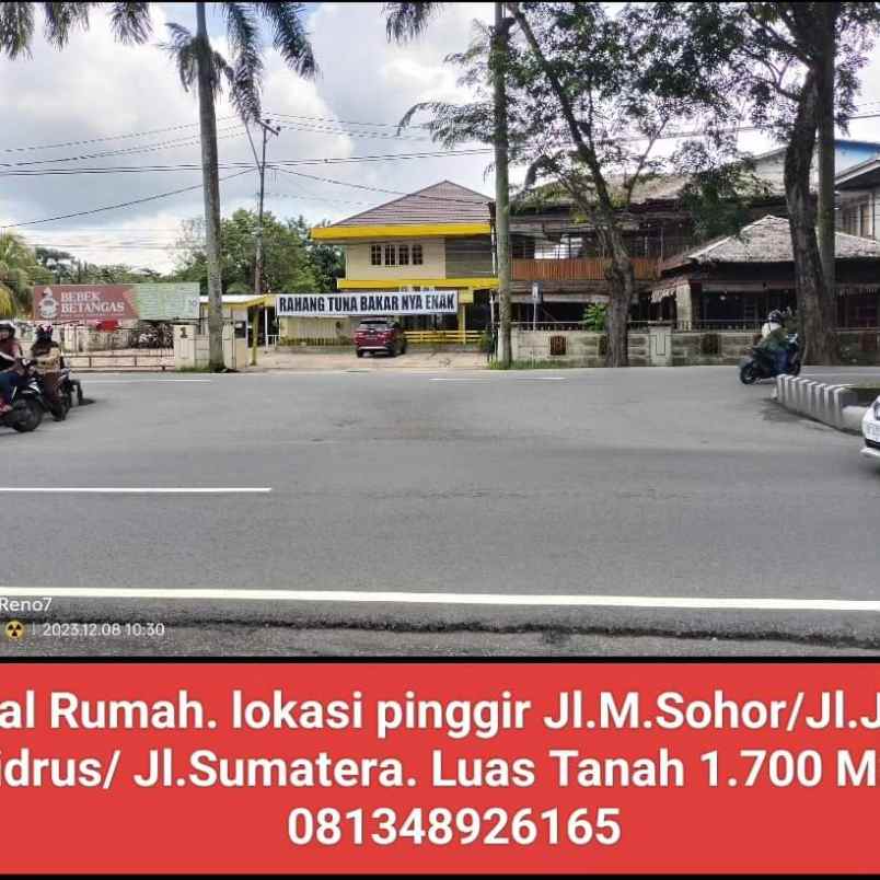 dijual rumah jalan m sohor sumatera