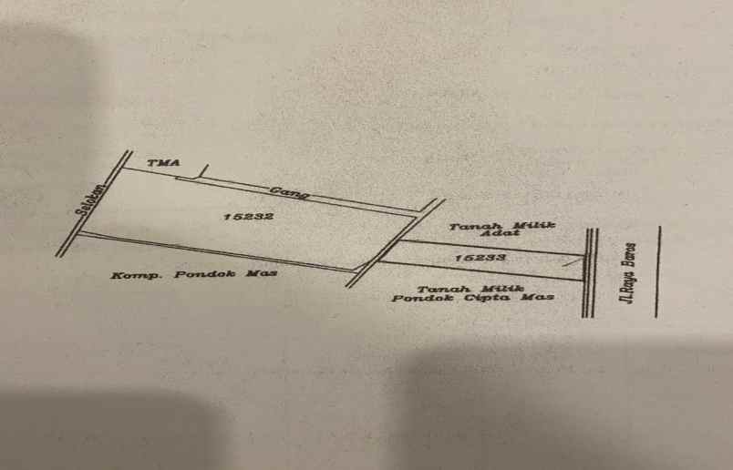 dijual rumah jalan raya baros cimahi