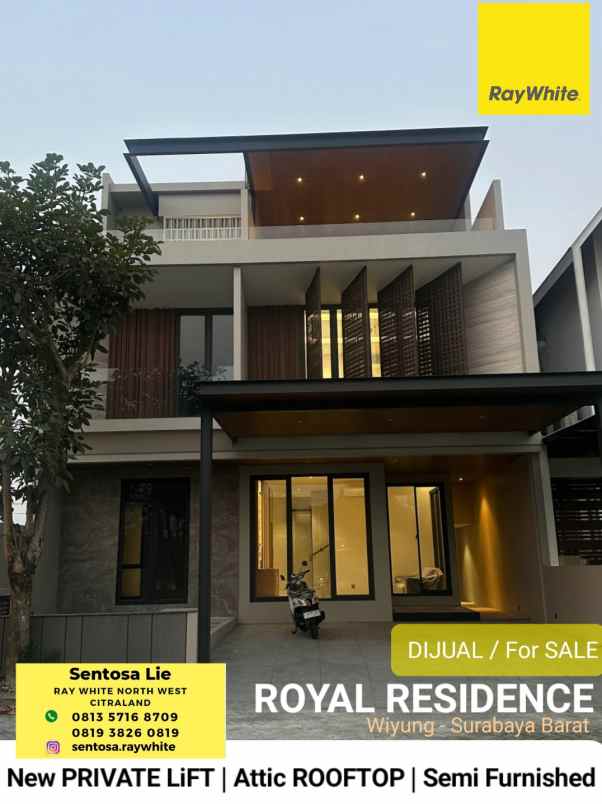 dijual rumah jalan royal residence