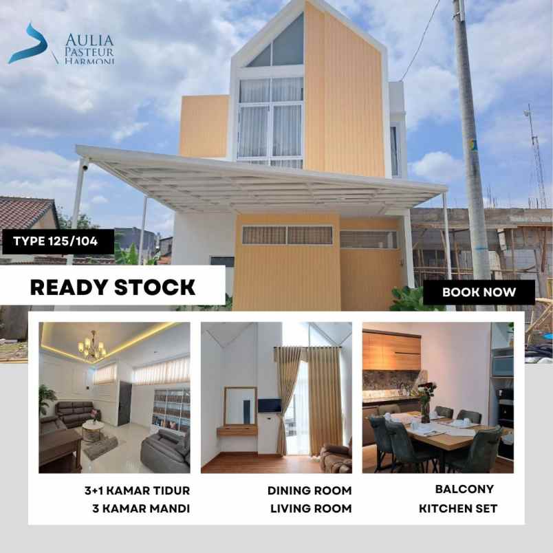 dijual rumah jl budi pasteur bandung