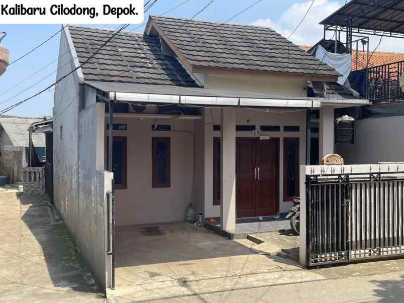 dijual rumah jl kalibaru cilodong depok