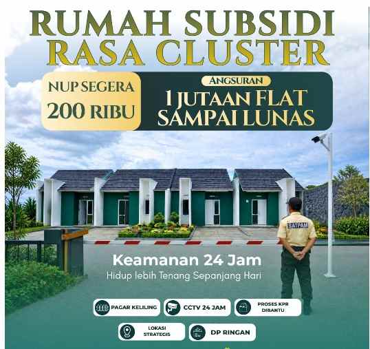 dijual rumah jl raya ciseeng kabupaten