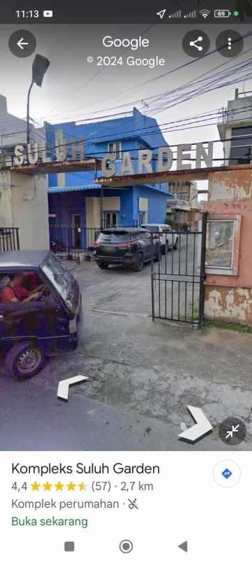 dijual rumah jln suluh medan