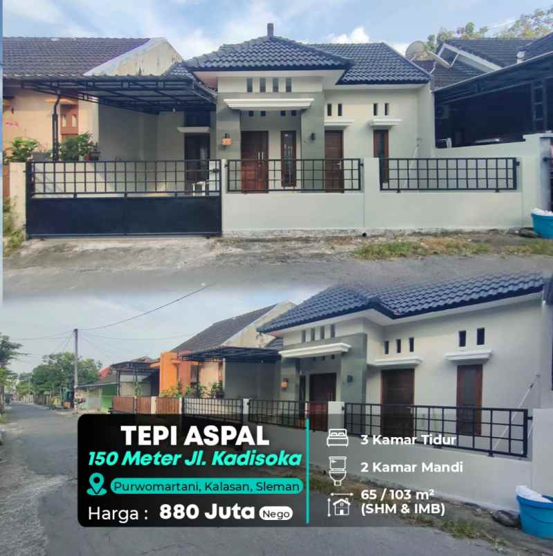 dijual rumah kalasan