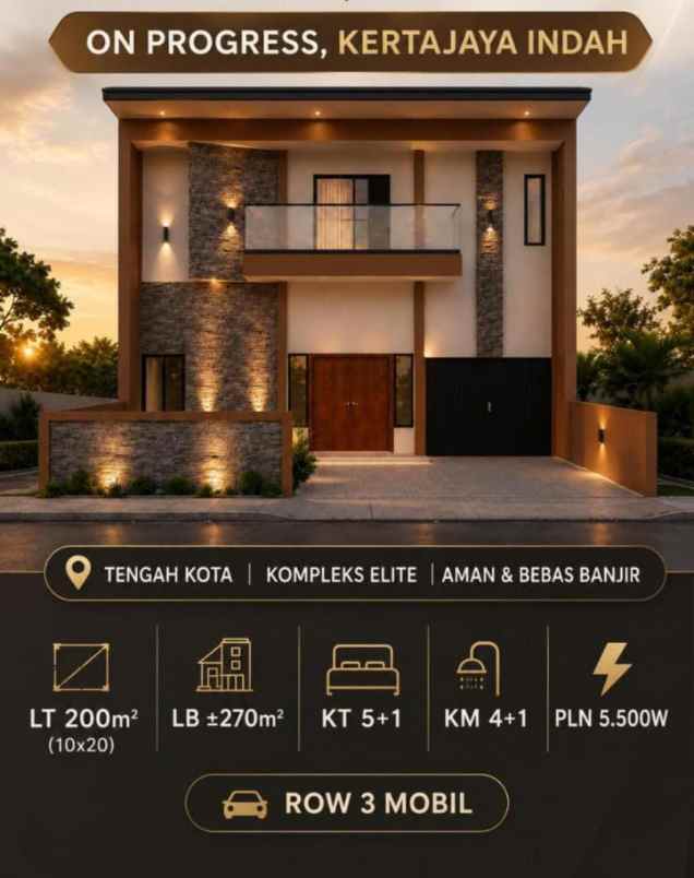 dijual rumah kertajaya indah