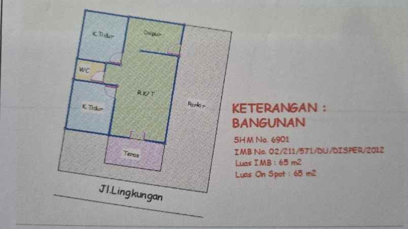 dijual rumah lokasi jalan patih nambi denpasar utara