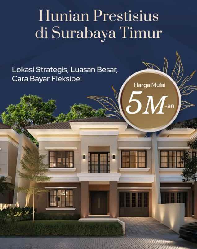 dijual rumah manyar