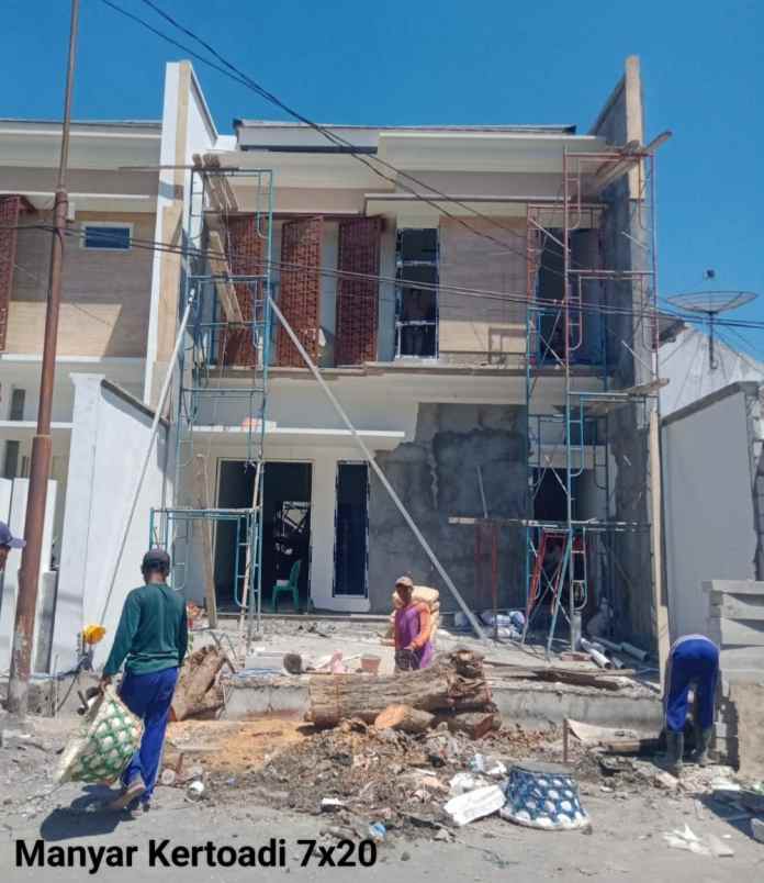 dijual rumah manyar kertoadi surabaya