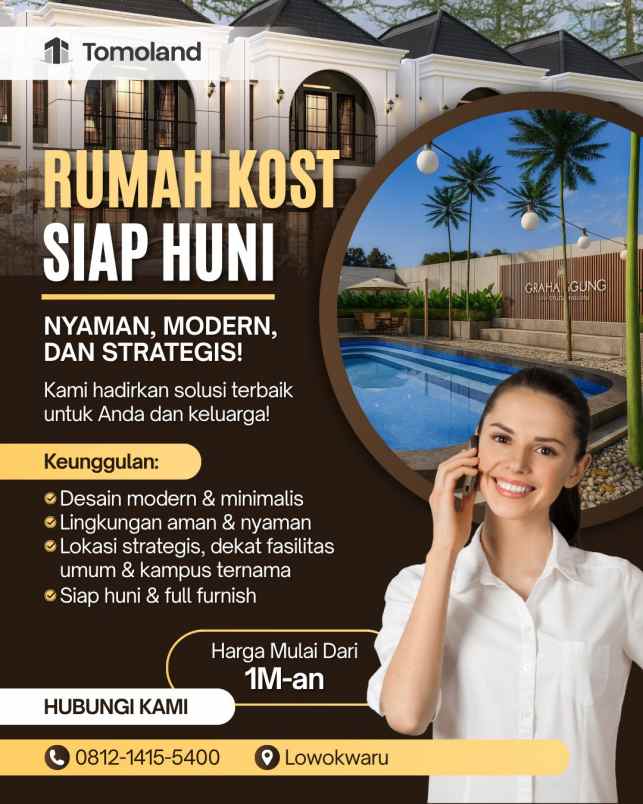 dijual rumah merjosari
