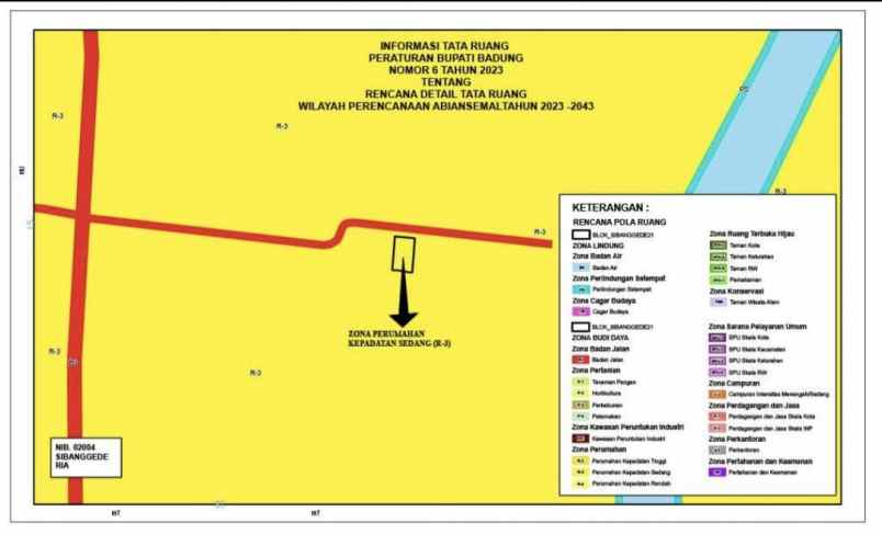 dijual rumah minimalis lokasi sibang gede
