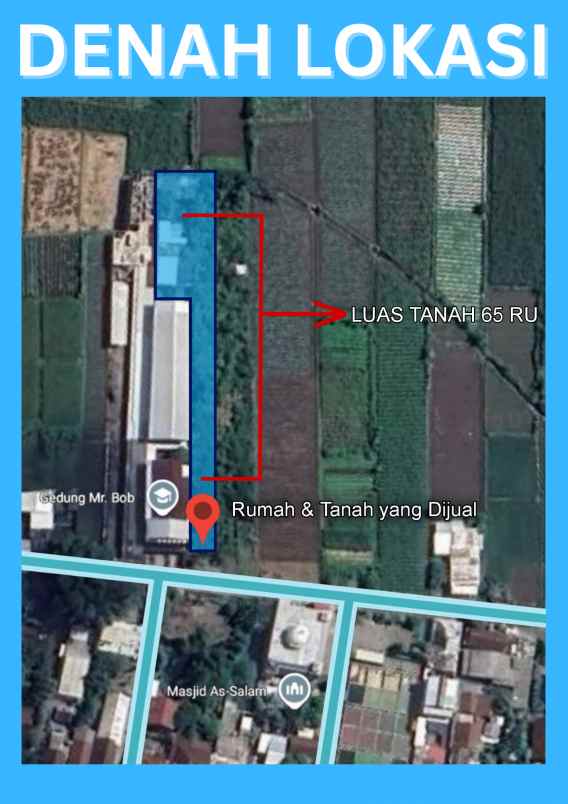 dijual rumah murah kampung inggris