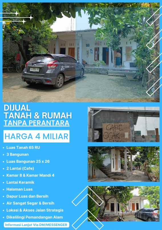 dijual rumah murah kampung inggris